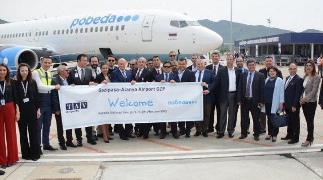 Pobeda Airlines Gazipaşa İçin Hedef Büyüttü