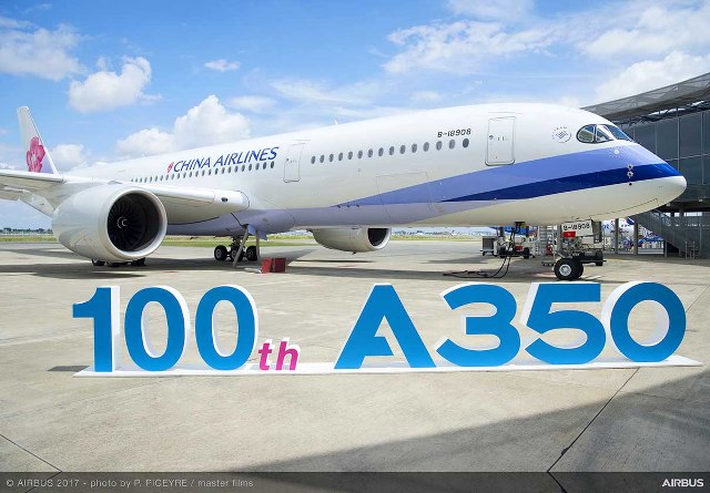 Airbus 100’üncü A350 XWB Uçağını Teslim Etti