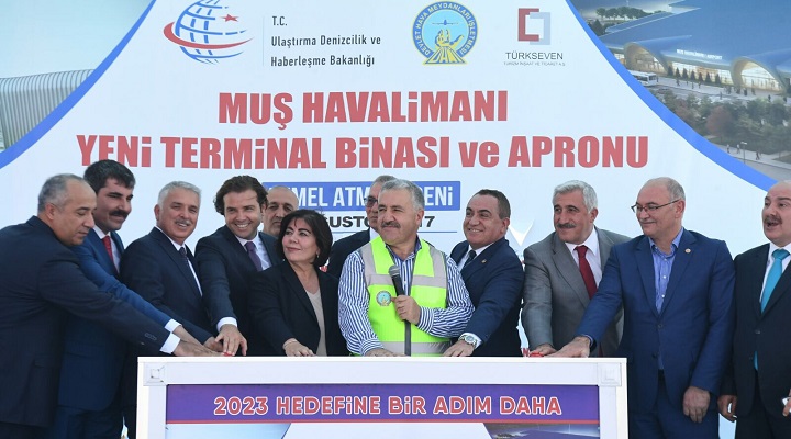 Muş’ta Yeni Terminal Binasının Temeli Atıldı