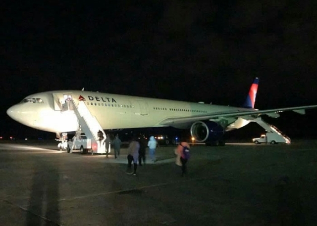 Delta’nın A330’u Acil İndi!