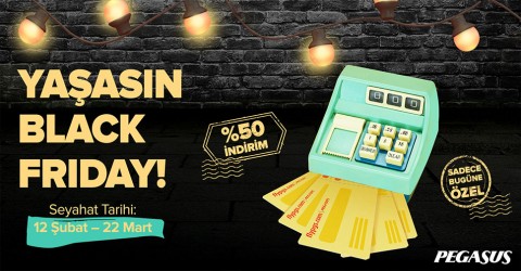 Pegasus Black Friday Modasına Uydu