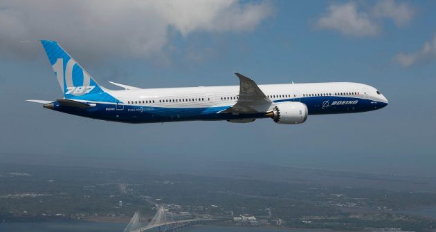 Boeing 787-10 Uçuş Sertifikasını Aldı