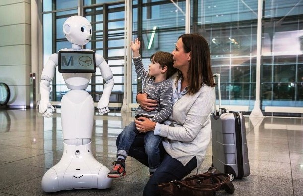 Lufthansa Havalimanı Robotunu Tanıttı