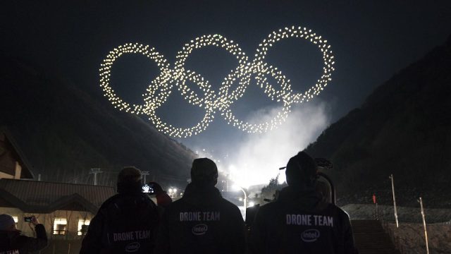 Drone Gösterisi Olimpiyatlara Damga Vurdu (Video)