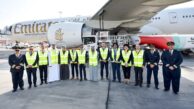 EMIRATES’TEN %100 SAF YAKITLA TARİHİ UÇUŞ