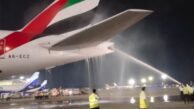 EMIRATES’TE YANGIN PANİĞİ (VİDEO)